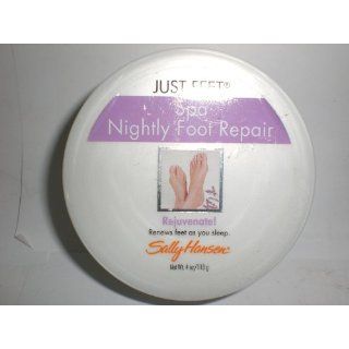 Sally Hansen Just Feet Spa Nightly Foot Repair Cream 4 Oz