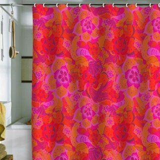  St Hill Pink Birds Shower Curtain, 69 Inch by 72 Inch