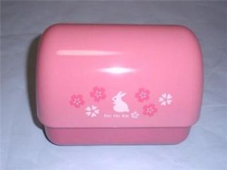 Bento Lunch Box Sakura Honoka Rabbit Onigiri Case Pink