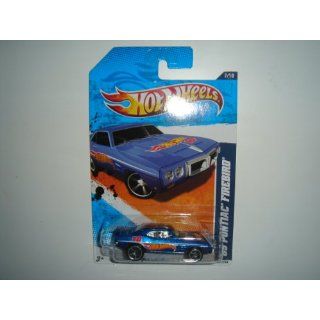 2011 Hot Wheels 69 Pontiac Firebird Blue #157/244: Toys