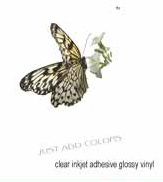 Inkjet Glossy Clear Vinyl Decal Paper