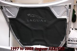 1997 to 2005 Jaguar XK8 XKR Hood Liner Insulation Pad with decal