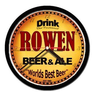 ROWEN beer and ale cerveza wall clock 