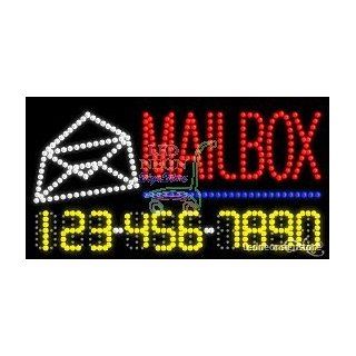 Mailbox LED Sign 17 inch tall x 32 inch wide x 3.5 inch