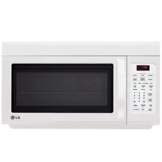 LG Over The Range 1 8 CU ft 1100 Watt Microwave Oven Microhood White