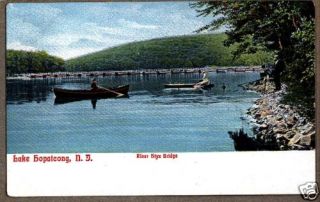 Vintage Lake Hopatcong NJ River Styx Bridge