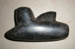 Hopewell Indian Shark Fin Ceremonial Pipe