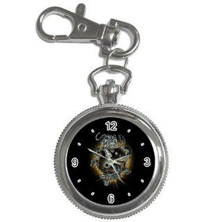 dragon tiger yin yang 1 keychain watch key chain watch