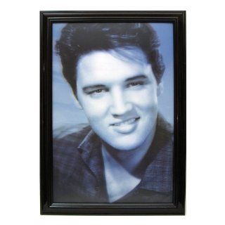 Large 3D Picture Elvis with wooden frame 