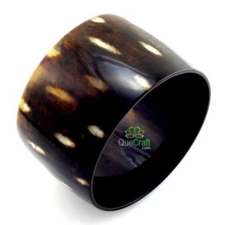 Organic Horn Bangle Bracelet Handmade
