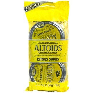  Altoids Citrus Sours, 2   1.76 oz (50 g) tins
