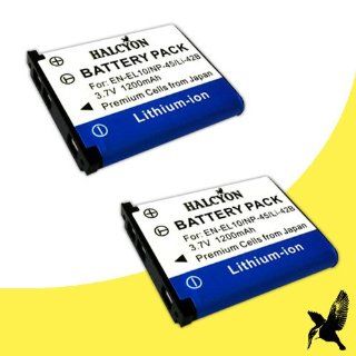Two Halcyon 1200 mAH Lithium Ion Replacement Battery for