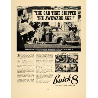 1936 Ad Buick 8 Six Passenger Sedan Automobile Cars