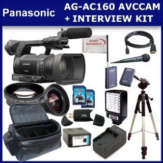 Panasonic AG AC160 AVCCAM w/ SSE Interview Kit Featuring