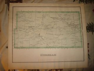 1877 Whitemarsh Springfield Township Pennsylvania Map N