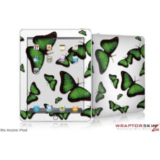 iPad Skin   Butterflies Green   fits Apple iPad by