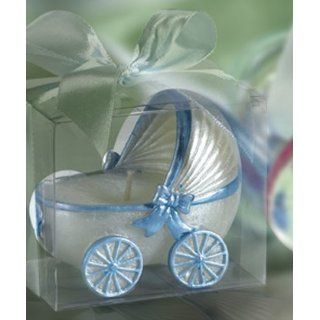 Blue Baby Carriage Candle Favors: Health & Personal Care