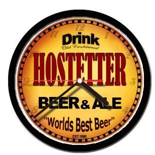 HOSTETTER beer and ale cerveza wall clock 