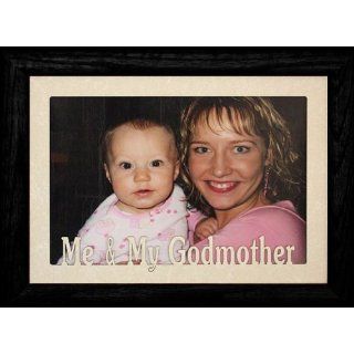 5x7 JUMBO ~ ME & MY GODMOTHER ~ Landscape Picture Frame
