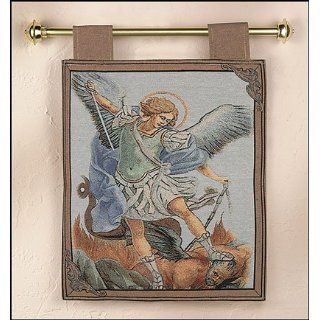 St. Michael the Archangel Wall Tapestry. Patron Saint of