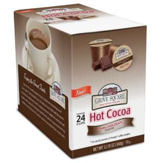 Grove Square Hot Cocoa Cups Dark Cup for Keurig K Cup Brewers 24 Count