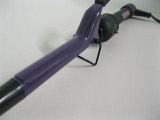 Hot Tools 3 4 Purple and Black Ceramic Curling Iron MDL 2101