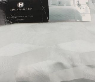 Hotel Collection New Diamonds Blue 90x96 Duvet Cover Bedding Full