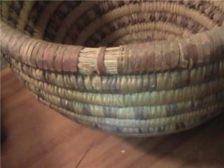 Old Native American Large Hopi Coil Basket 9 x 6 c1900 Nice 2nd Mesa