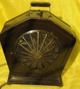 Old Art Deco General Electric Hotpoint Electric Room Heater Works Look