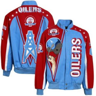 Houston Oilers Light Blue Legacy Vintage Heavyweight Canvas Jacket