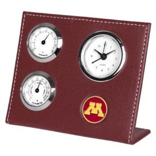Minnesota Golden Gophers NCAA Weather Station Desk Clock