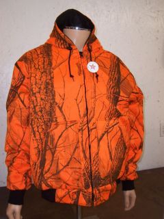 Realtree Hardwoods Blaze Orange 20 200 Quilted Jacket All Sizes Free