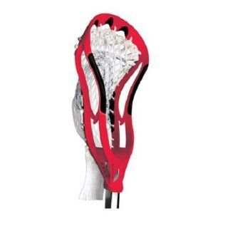 STX Deuce Lacrosse Unstrung Head, Red/Black Sports