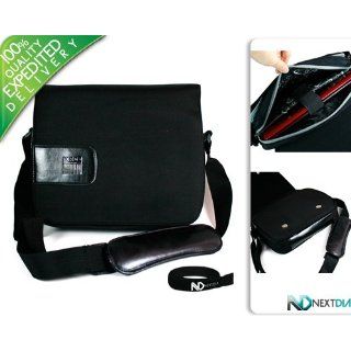 Black Nylon Canvas Messenger Bag for AXION AXN 6092 with