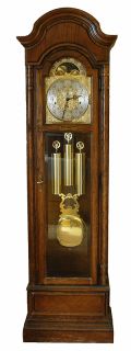 Vintage Howard Miller Grandfather Clock Triple Chime Moonphase So CA