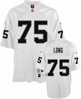 Howie Long Raiders Throwback Premier Jersey Stitched White Medium