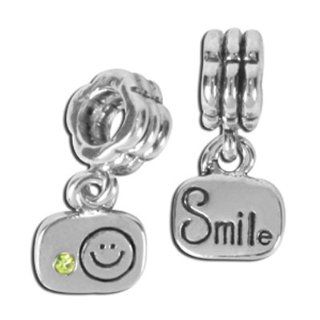 Bauble LuLu Beads Dangling Smile Large Hole Bead Jewelry 