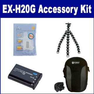 Casio Exilim EX H20G Digital Camera Accessory Kit includes