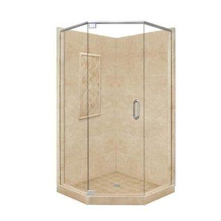 com Supreme Neo Angle Door Shower Enclosure Size 42 L x 42 W x 86