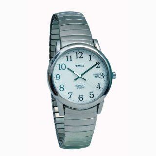 Timex Indiglo Watch Mens Chrome with Expansion Band
