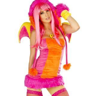 J Valentine Pink Dragon Complete 5 Piece Costume (Medium