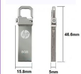 HP 32 GB USB Flash Pen Thumb Drive Disk Stick Memory Silver Me Real 32