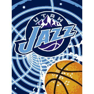 Utah Jazz Colorful Raschel Blanket Throw   NBA Basketball