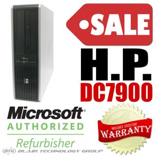 HP Compaq DC7900 Desktop Computer Core 2 Duo 3 0 GHz 2GB Ram 160GB DVD
