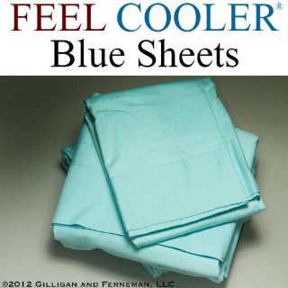 Cooling Sheets (King Light Blue) Feel Cooler® Cool Sheets