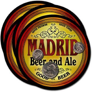 Madrid , NM Beer & Ale Coasters   4pk 