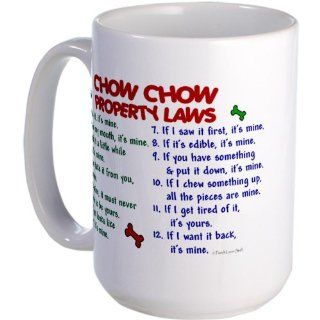 Chow Chow Property Laws 2 Large Mug Large Mug by 