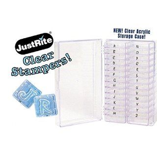 JUST RITE CLEAR STAMPS IN STORAGE CONTAINERS for