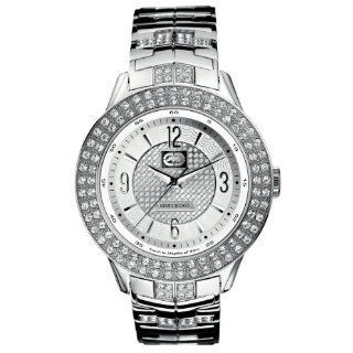 Marc Ecko Mens E16533G1 Silver Iced Watch Watches 