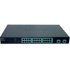 24 Port 10 100Base TX Gigabit Web Smart Poe Ethernet Switch